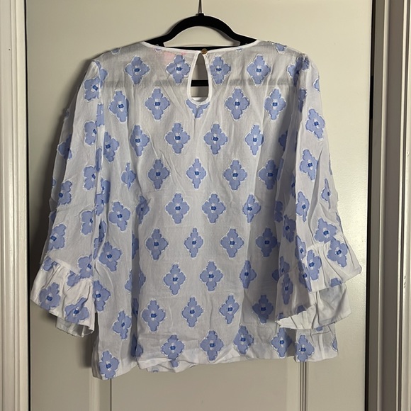 Lilly Pulitzer size XL textured top - Picture 4 of 5